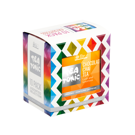 10 Teabag Box - Colourful