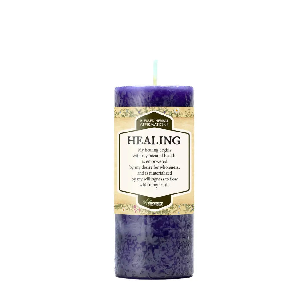 Affirmation Candle ~ Healing candle