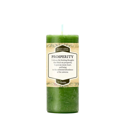 Affirmation Candle ~ Prosperity candle