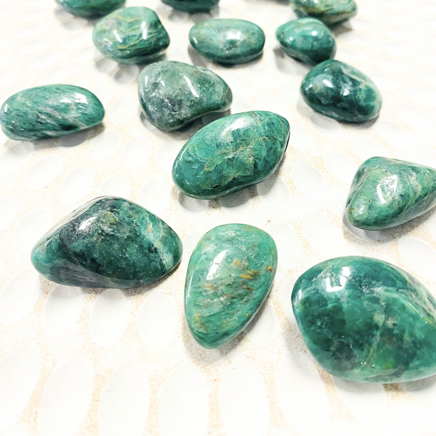 African Jade Crystal Tumble ~ Prosperity & Tranquility