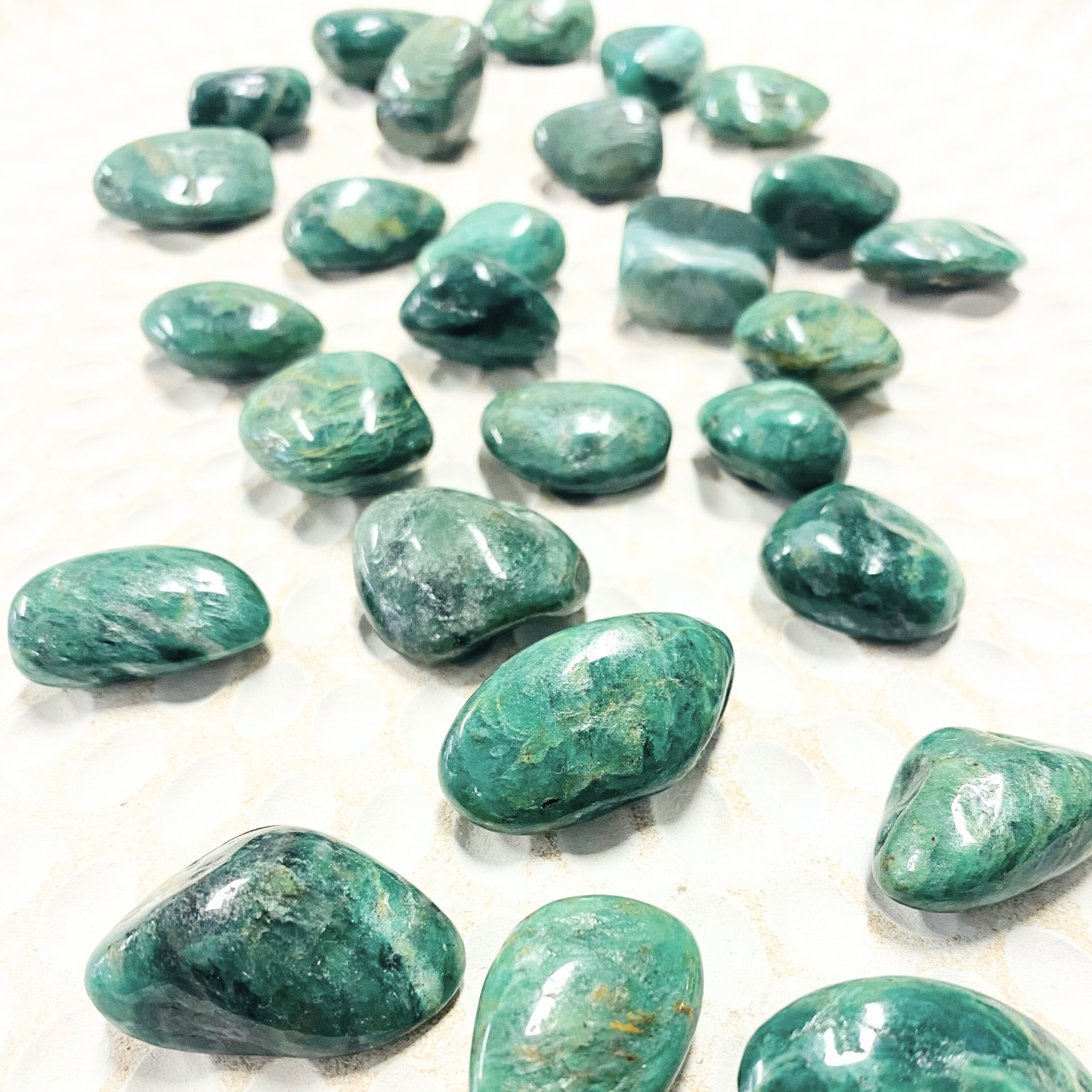 African Jade Crystal Tumble ~ Prosperity & Tranquility