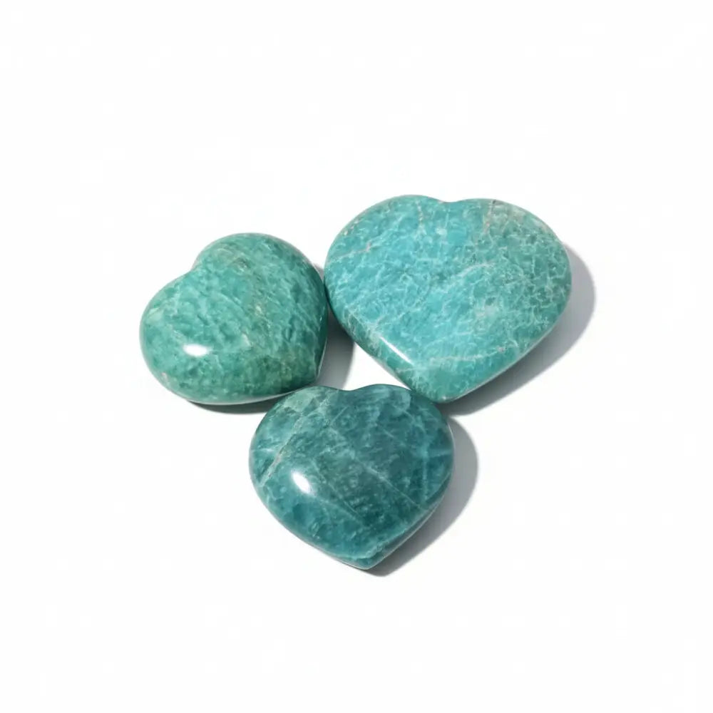 Amazonite Crystal Hearts crystal hearts