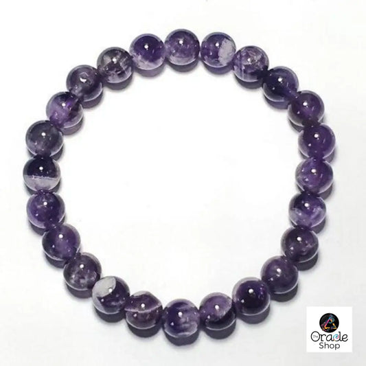 Amethyst Bead Bracelet 8mm Bracelets