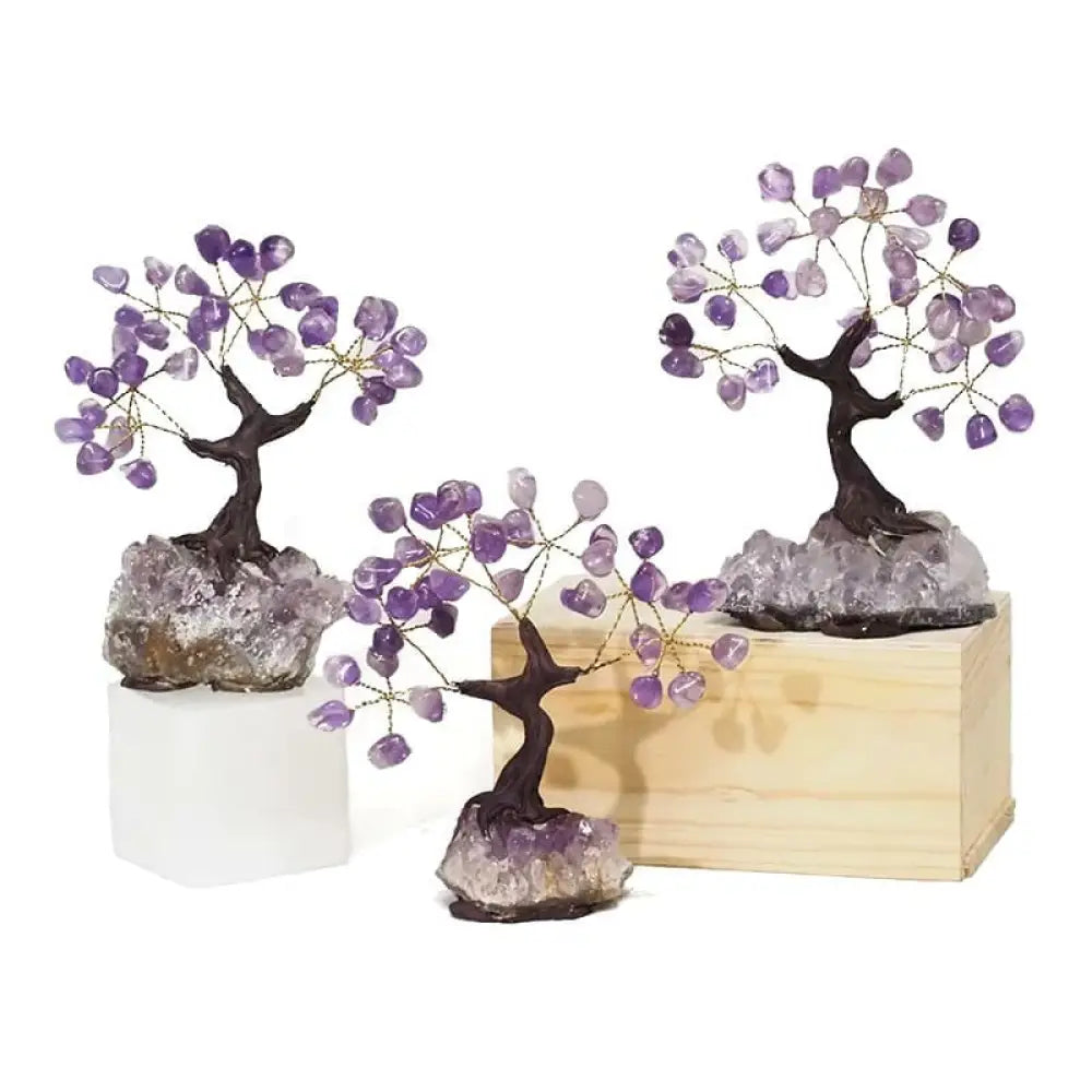 AMETHYST Bonsai Crystal Tree 10 Crystal Tree