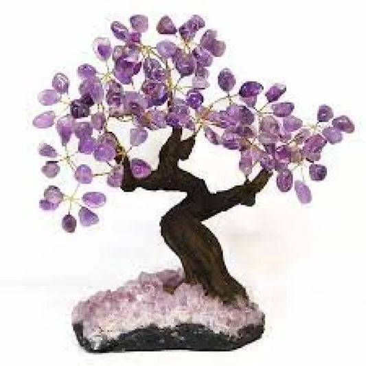AMETHYST Bonsai Crystal Tree 25 Crystal Tree
