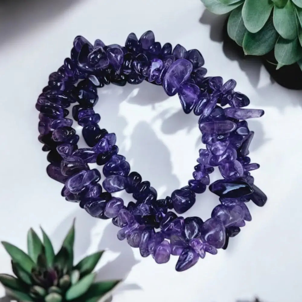 Amethyst Chip Bracelets chip bracelet