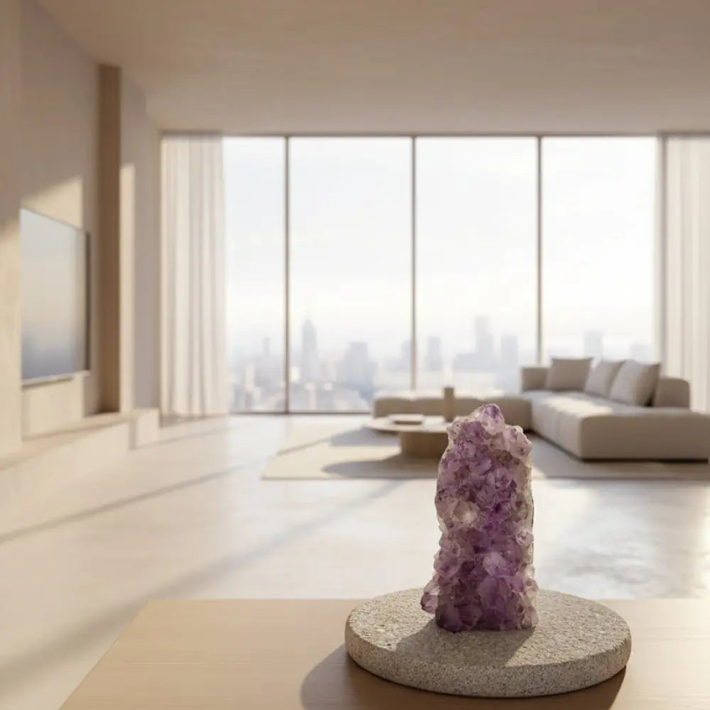 Amethyst Crystal Geode Lamp crystal lamp