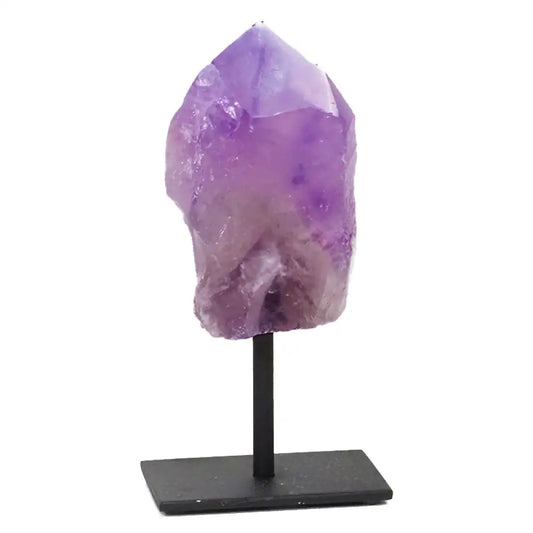 Amethyst Point on Metal Stand amethyst on stand