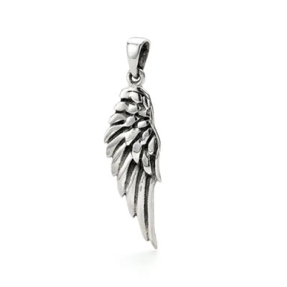 Angel Wing Pendant ~ Silver angel wing pendant