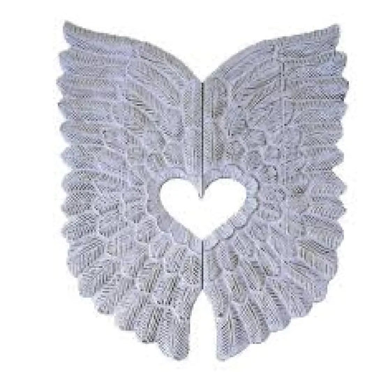 Angel Wings Set - Bohemian Hand Carved Wood -Wall Hanging -Shabby Chic-Home Wall Art Decor Home Decor Angel Inspire