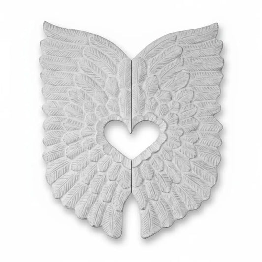 Angel Wings Set - Bohemian Hand Carved Wood -Wall Hanging -Shabby Chic-Home Wall Art Decor Home Decor Angel Inspire