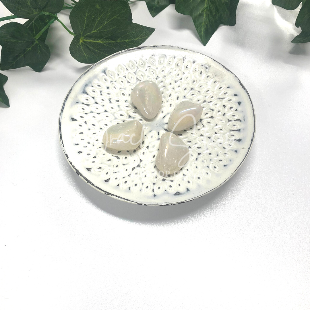 White Angel Aura Tumble ~ Divine Connection & Spiritual Support