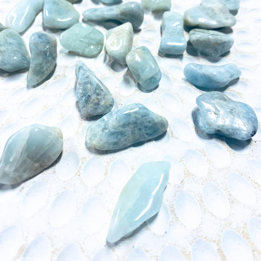 Aquamarine Crystal Tumble ~ Calming & Spiritual Growth