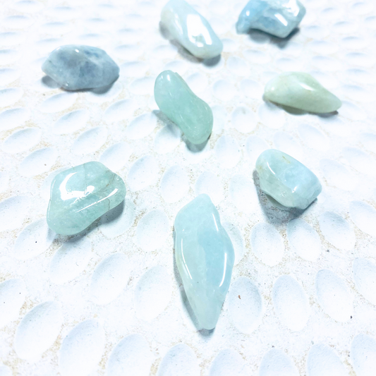 Aquamarine Crystal Tumble ~ Calming & Spiritual Growth