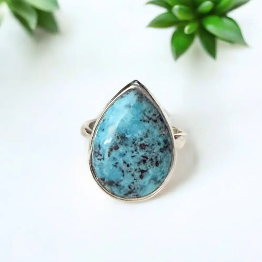 Arizona Turquoise Silver Ring Rings