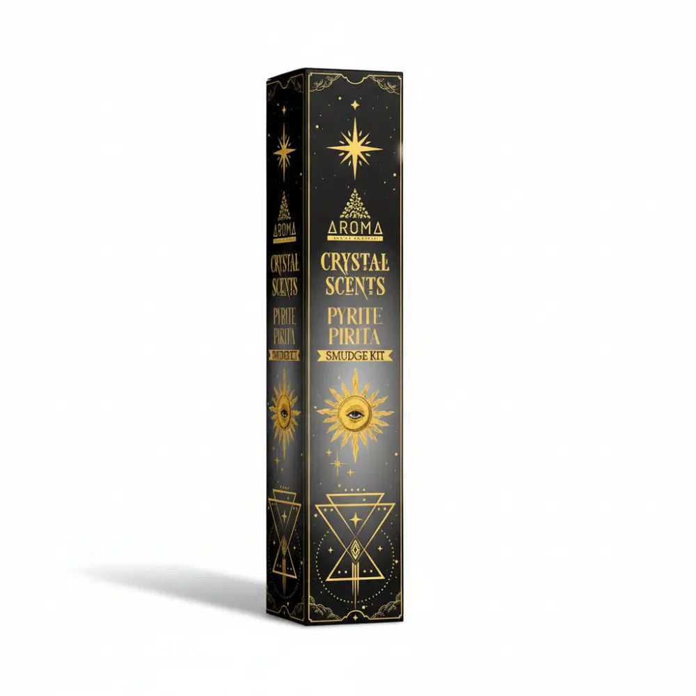 AROMA Crystal Collection Incense Sticks with PYRITE Incense