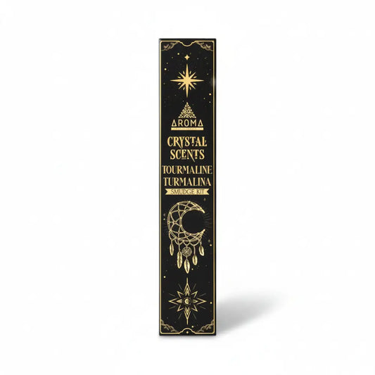 AROMA Crystal Collection Incense Sticks with TOURMALINE Incense