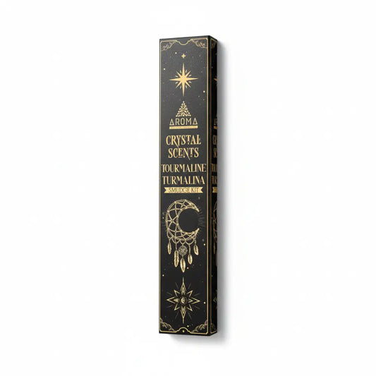 AROMA Crystal Collection Incense Sticks with TOURMALINE Incense