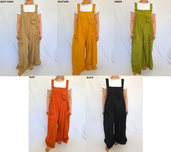 Thick Cotton Wide Leg Overalls *RESTOCKED