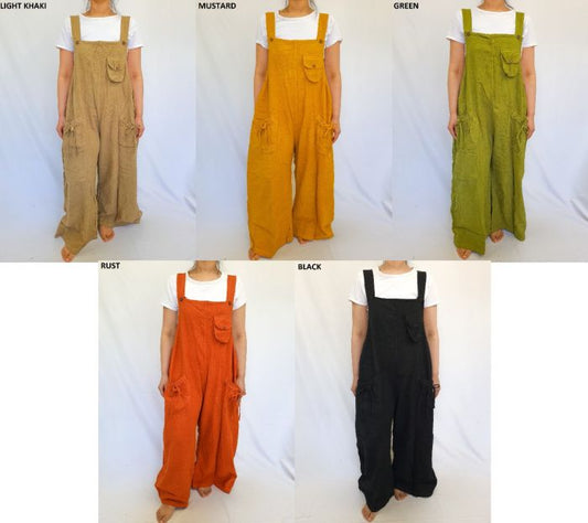 Thick Cotton Wide Leg Overalls *RESTOCKED