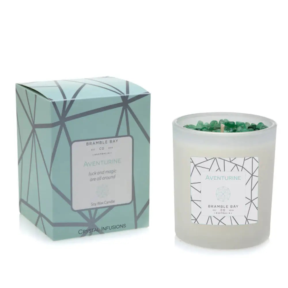 Aventurine Crystal Candles Candles