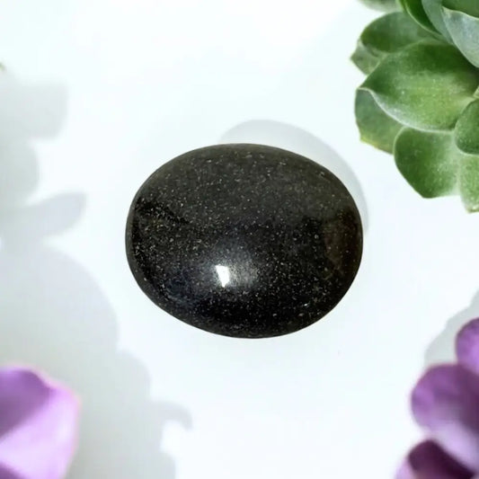 Azurite Palm Stone 2 freeform crystal