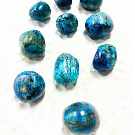 Azurite Crystal Tumble ~ Boosts Intuition & Divine Guidance