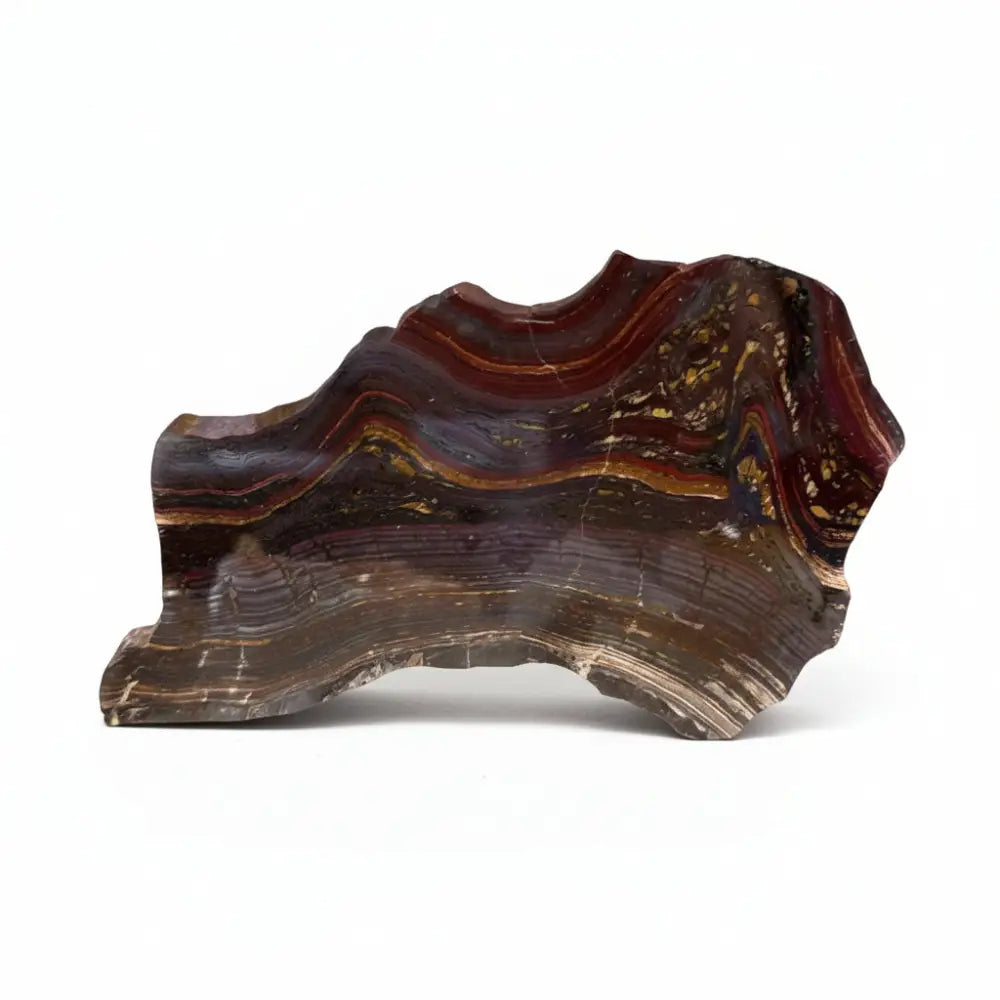Banded Tiger Iron Slice Crystal slice
