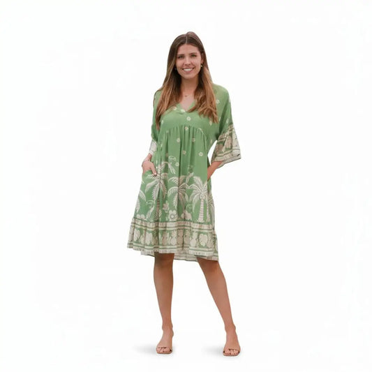 Beatrix Green Mini Dress 8 Dresses
