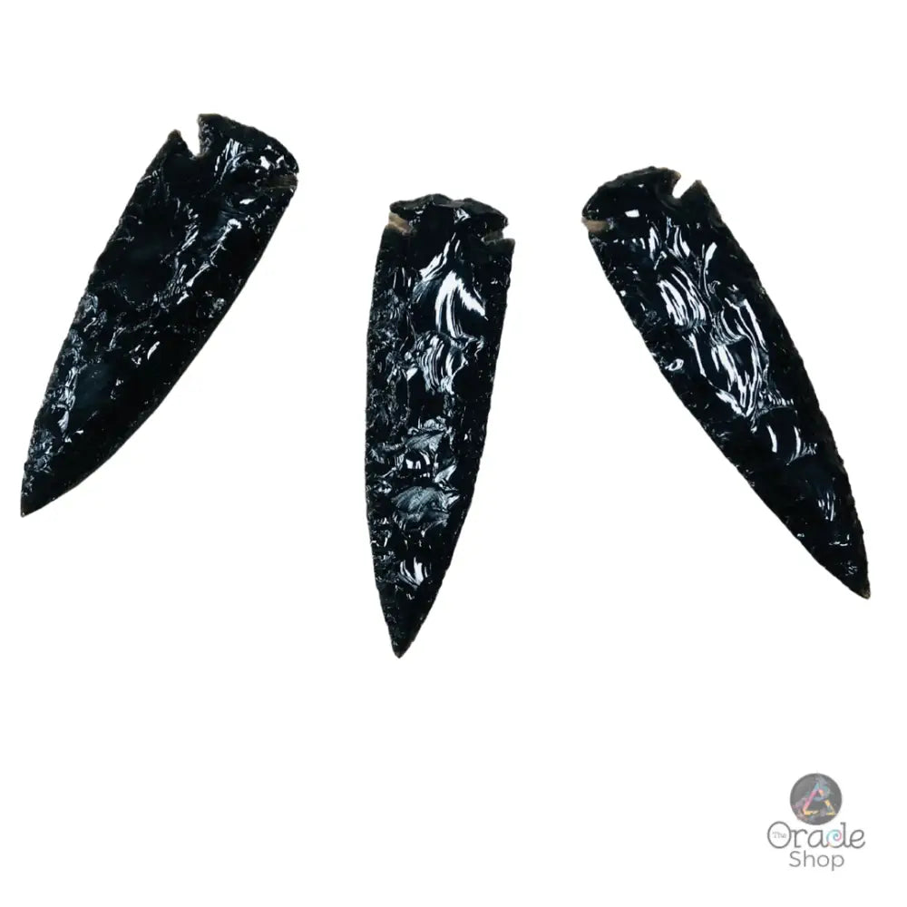 Black Obsidian Arrowheads Crystals