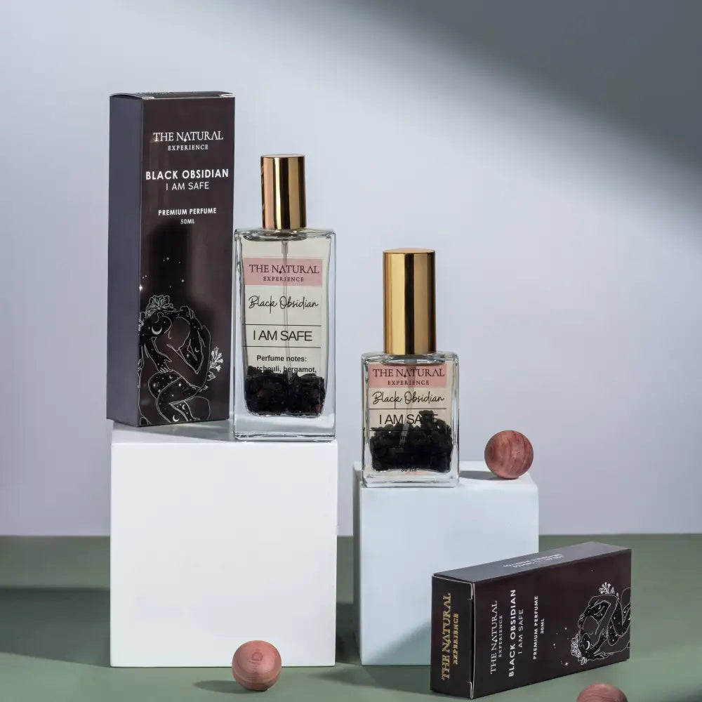 Black Obsidian – I am Safe – Perfume for Protection: 100mL Perfume