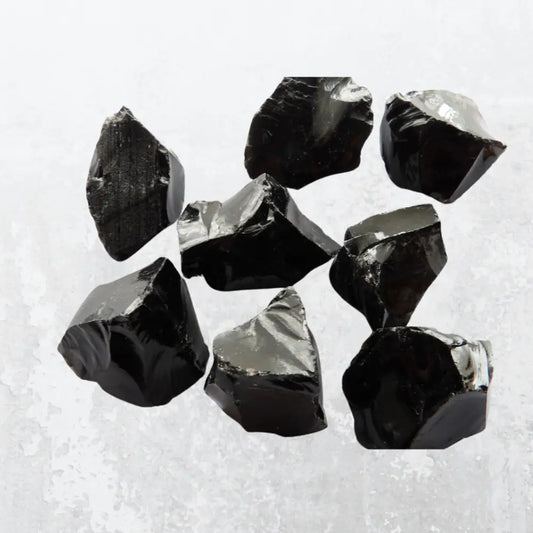 Black Obsidian Rough Crystal Crystal Rough