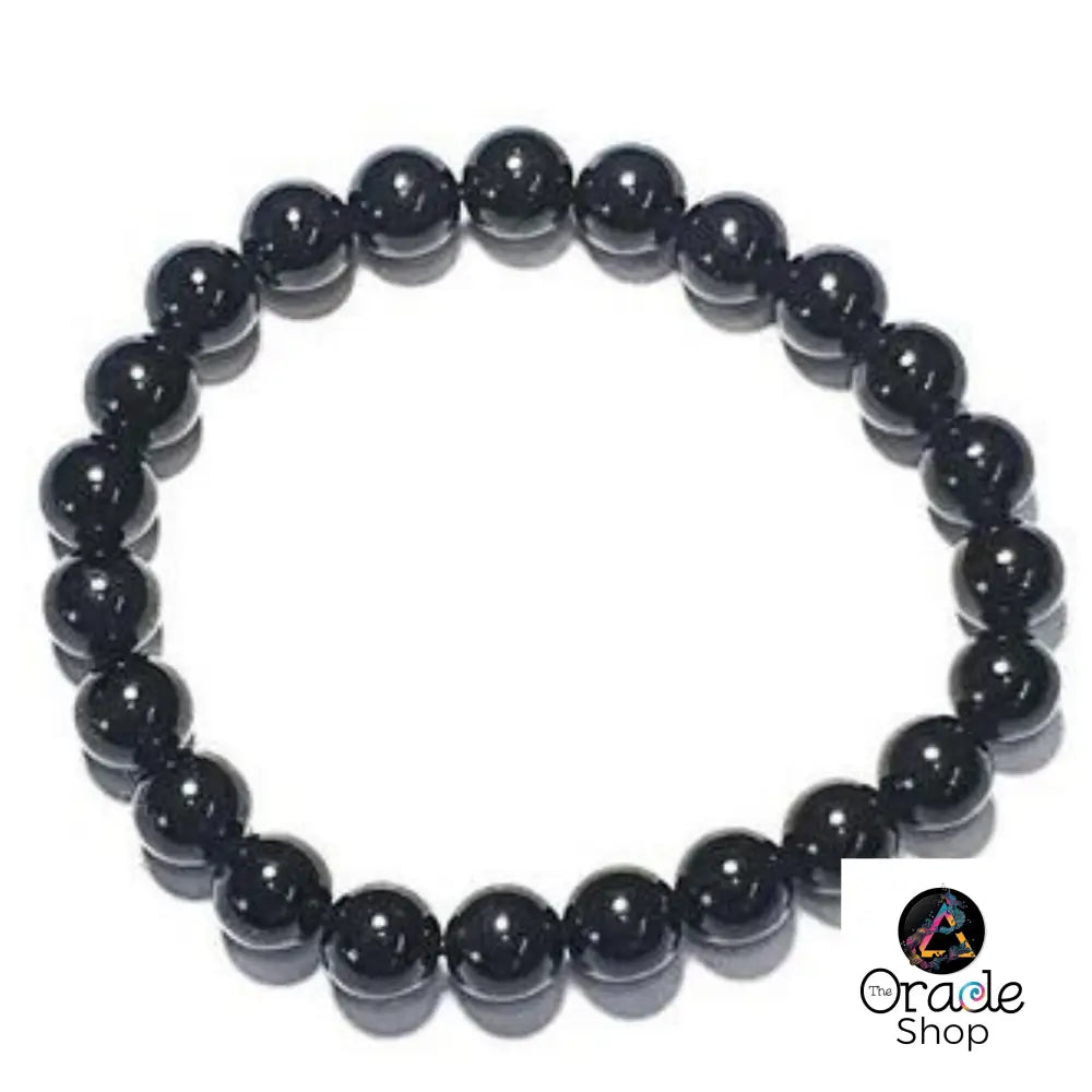 Black Tourmaline Bead Bracelet ~ Shield/Protection bead Bracelets