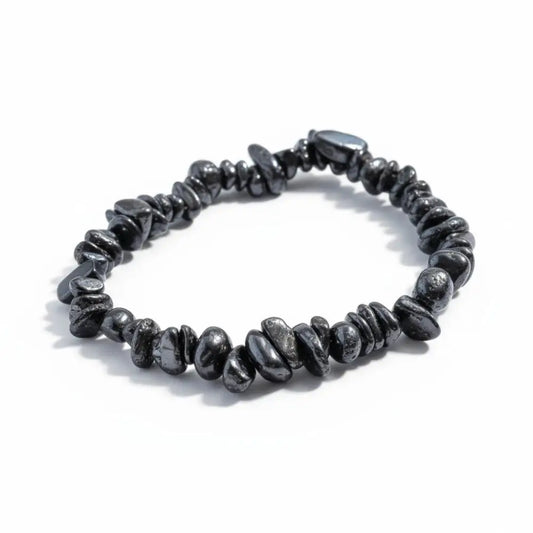 Black Tourmaline Crystal Chip Bracelet ~ Shield/Protection chip bracelet