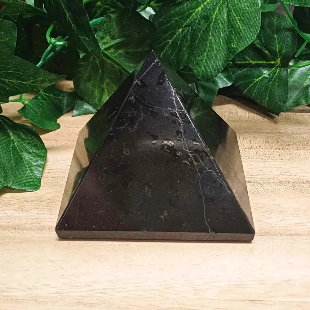 Black Tourmaline Pyramid 002 crystal pyramid