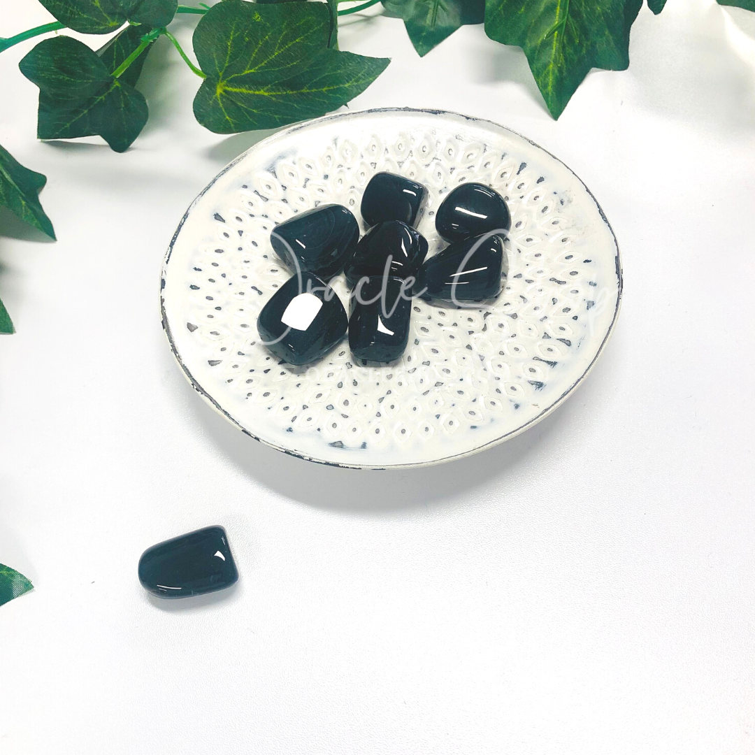 Jet Tumbled Crystals ~ Spiritual Protection & Absorbs Negative Energy