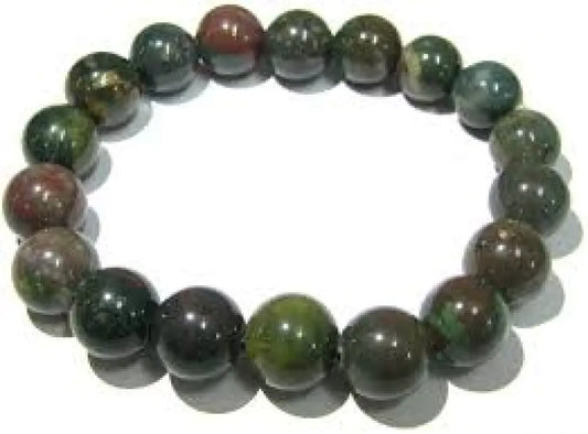 Bloodstone Crystal Bead Bracelet bead Bracelets