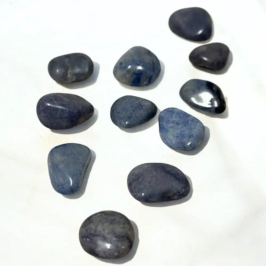 Blue Aventurine Crystal Tumble ~ Boosts Confidence & Mental Clarity tumble