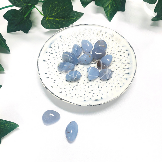 Blue Lace Agate Tumble ~ Calm Communication & Peace