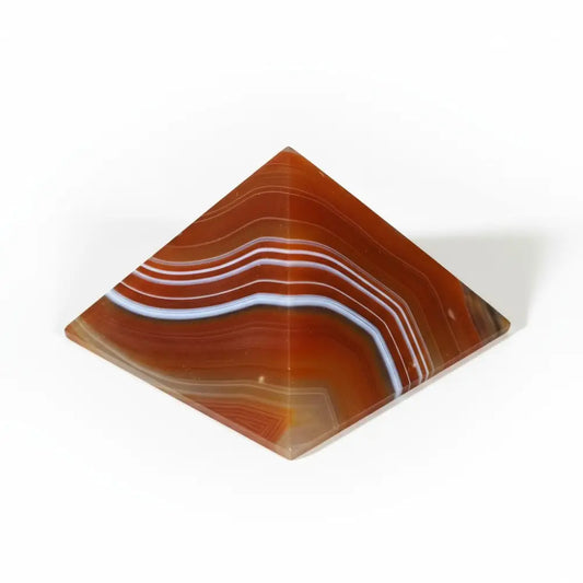 Brown Agate Pyramid 001 crystal pyramid