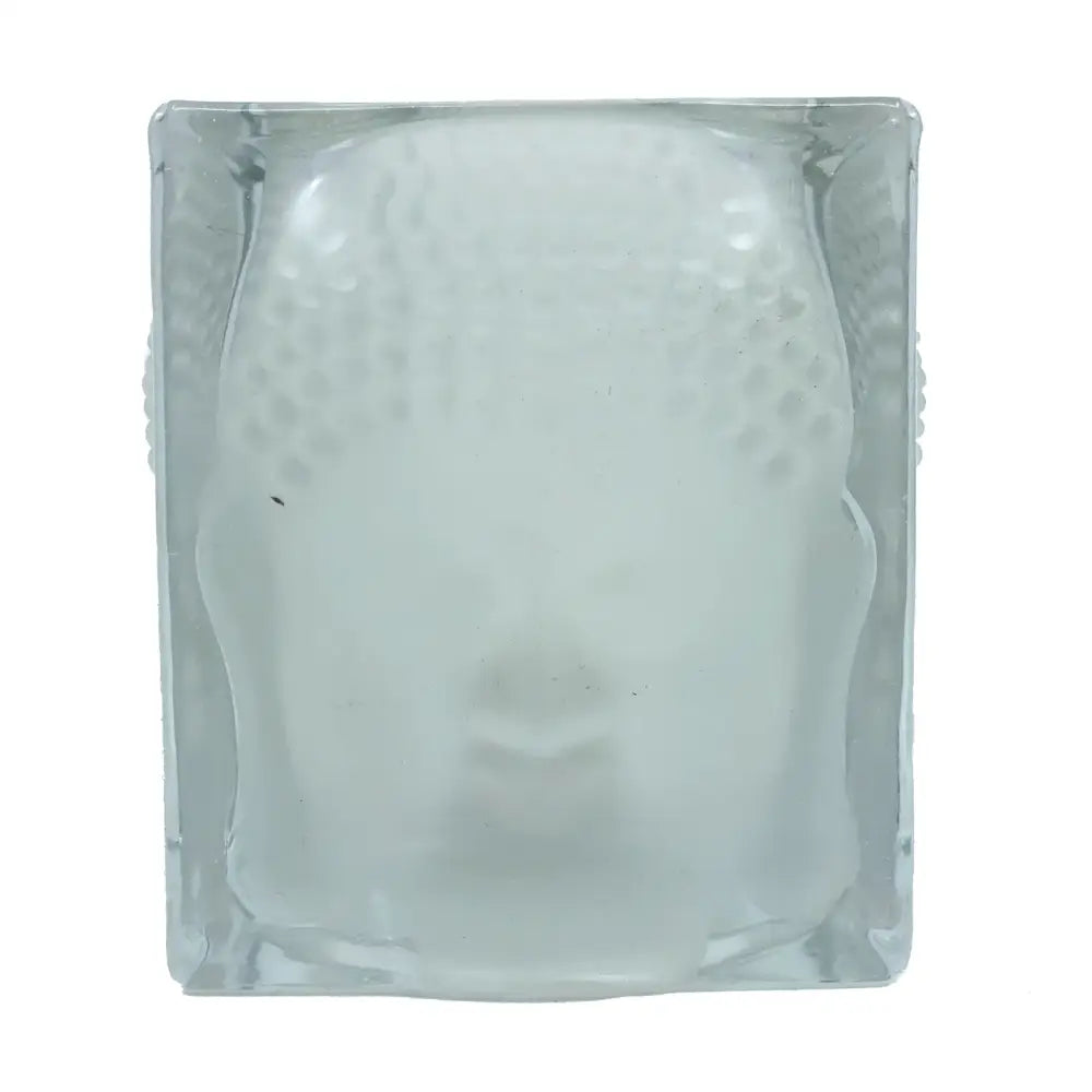 Buddha Tea Light Holder GLASS Medium Cube buddha candle