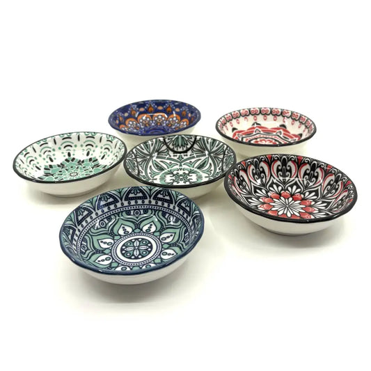 Ceramic Mandala Bowls 9cm bowl