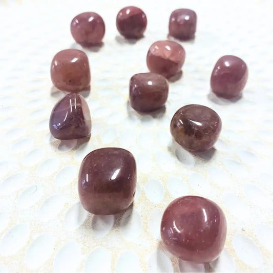 Cherry Quartz Tumble ~ Boosts Love & Vitality Medium Crystals tumble