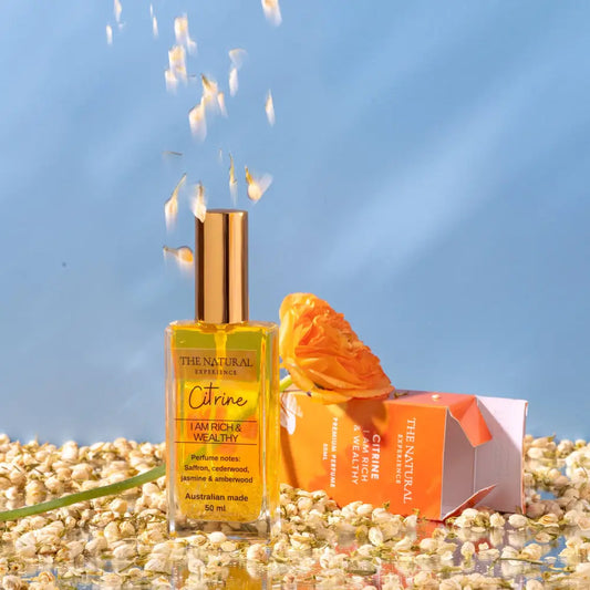 Citrine – I am Rich & Wealthy – Perfume for Money Wealth and Abundance.: 30mL Perfume