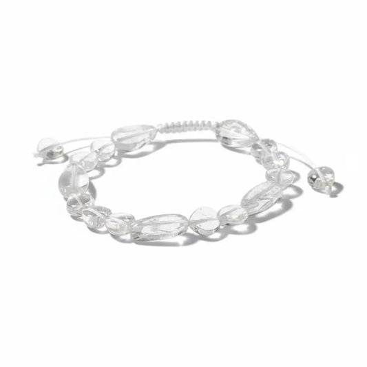 Clear Quartz Nugget Adjustable Crystal Bracelet bracelet