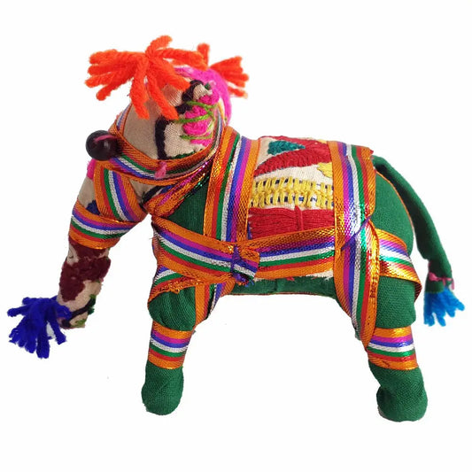 Cotton Elephant Printed Statue