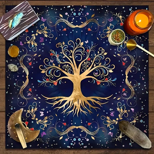 Tree Of Life Tarot Table Cloth