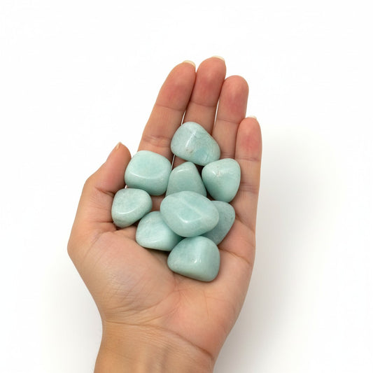 Amazonite Tumble Crystals ~ Courage & Communication