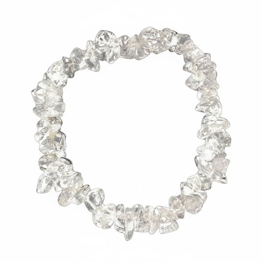 Clear Quartz Chip Bracelet ~ Amplify/Manifest