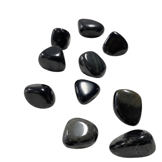 Gold Sheen Obsidian Tumble ~ Attracts Wealth & Aids Leadership